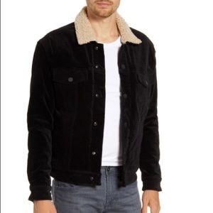 Blank NYC Fleece lined Corduroy Trucker Jacket